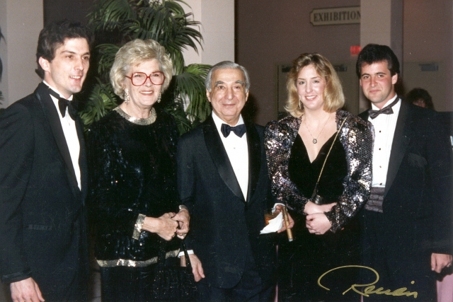 Photo includes Jim Abraham, Stasia Abraham, Anthony Abraham, Teri Abraham-Vogel