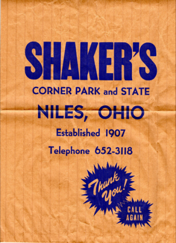 Shopping bag from Isaacs Shaker Store