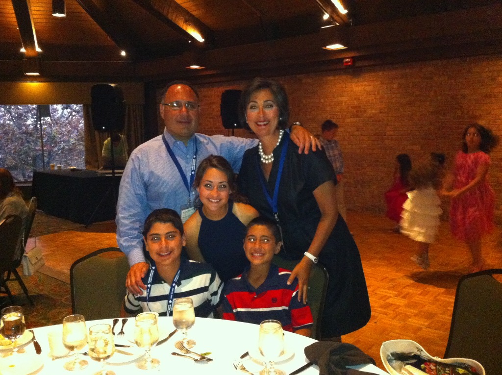 Michael and Michelle Haddad with their 3 children: Elise, Matthew, Andrew