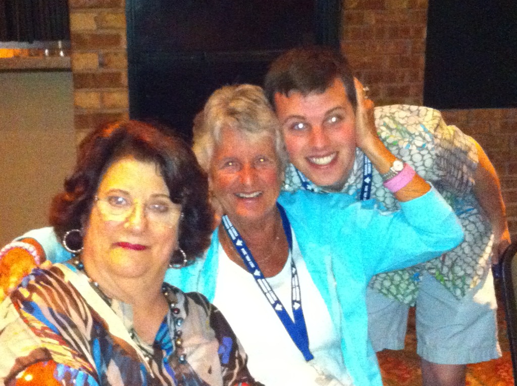 Mary Anne Williams with Barbara Bourjaily and her grandson Bryan