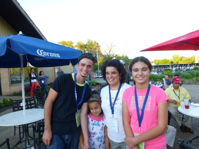 Erich Vogel, Angela, Sophia, and Grace Ortega